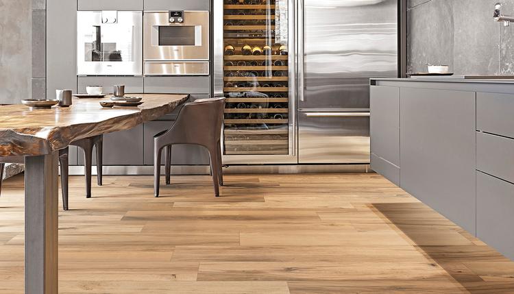 Provoak | Emilceramica Porcelain Stoneware Provenza Provoak Wood Kitchen Quercia Recuperata Gallery Image | Emilceramica