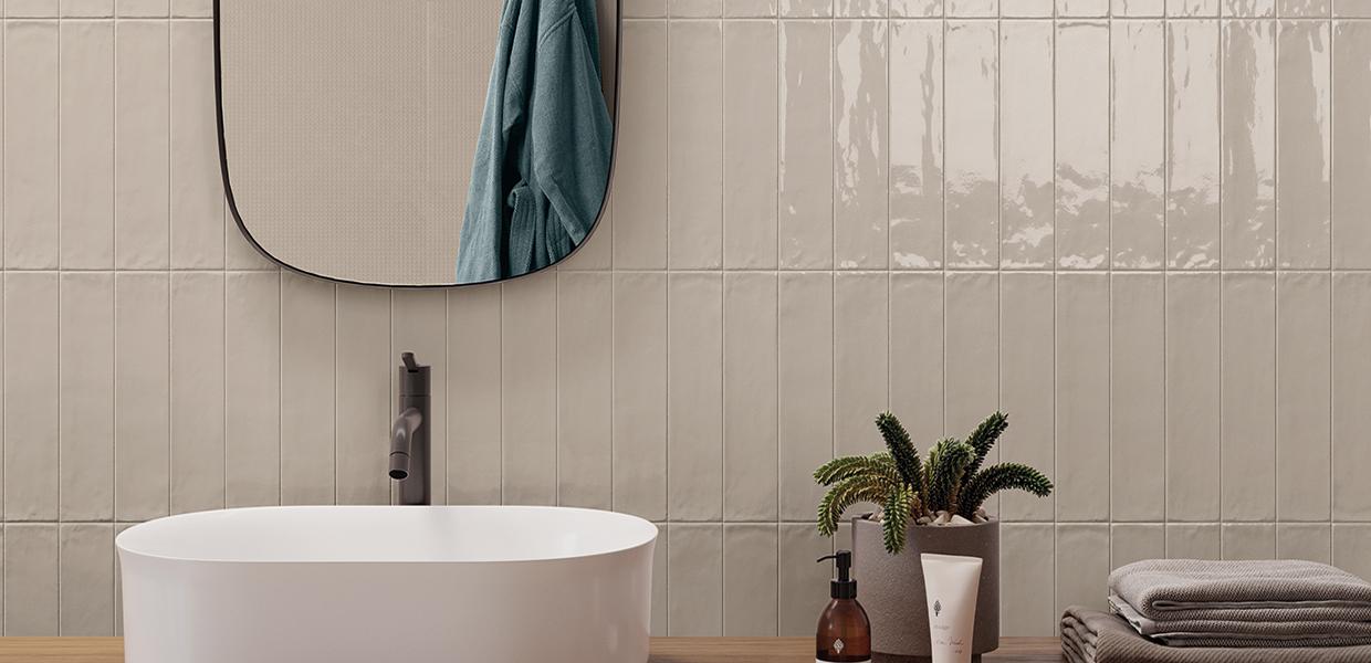 Porcelain Stoneware Emil Totalook Concrete,brick Bathroom Sabbia Majolica Lux Gallery Image | Emilceramica Porcelain Stoneware Emil Totalook Concrete,brick Bathroom Sabbia Majolica Lux Gallery Image | Emilceramica