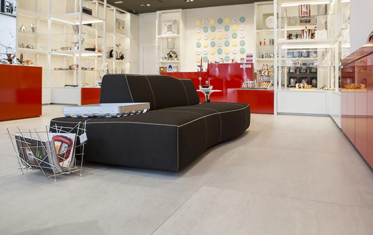 Restyling of the Alessi store
