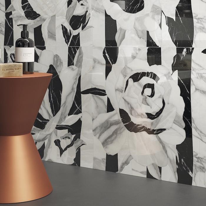 How to cover a wall using porcelain stoneware tiles 211