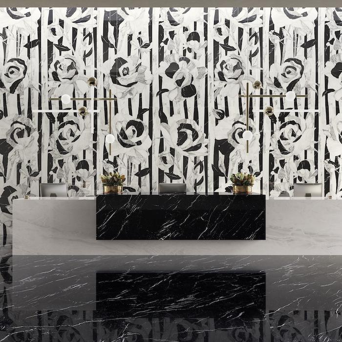 How to cover a wall using porcelain stoneware tiles 211