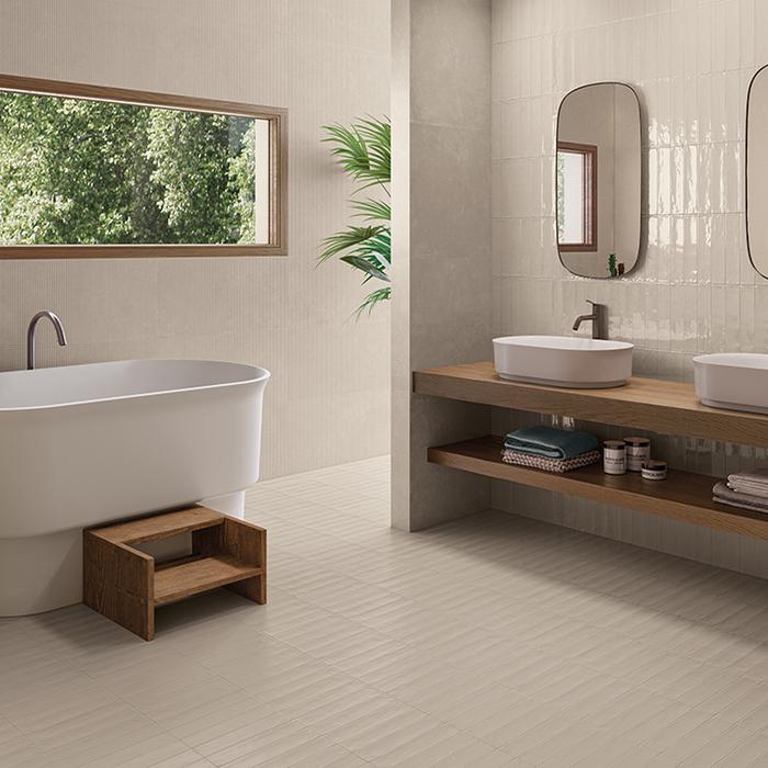 Summer ideas: porcelain stoneware for a seaside home 271