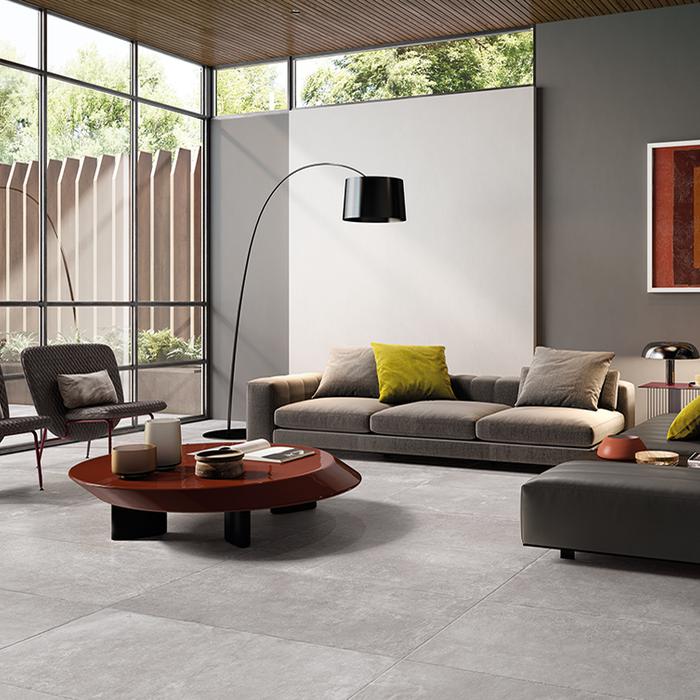 Minimal, elegant style: grey porcelain stoneware 258