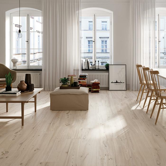 Natural wood-effect stoneware: the simple charm of nature 172