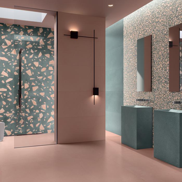 Terrazzo-effect tiles: modern elegance 151